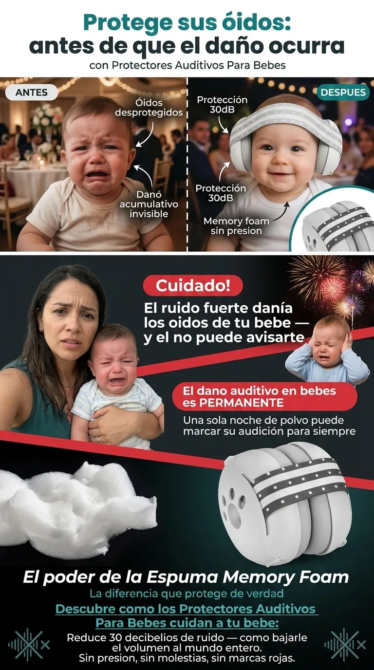 Protectores Auditivos Para Bebes - Protege los Oidos de Tu Bebe - HOY 35% DESCUENTO