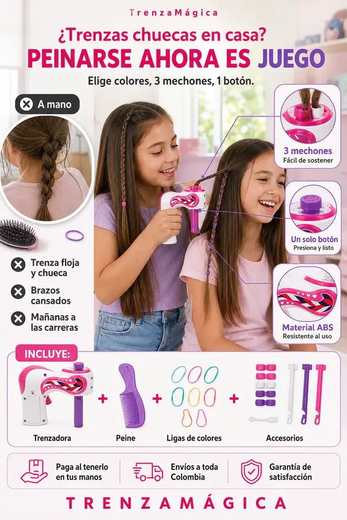 Máquina Trenzadora para Niñas - Peinarse es un Juego - Oferta Especial
