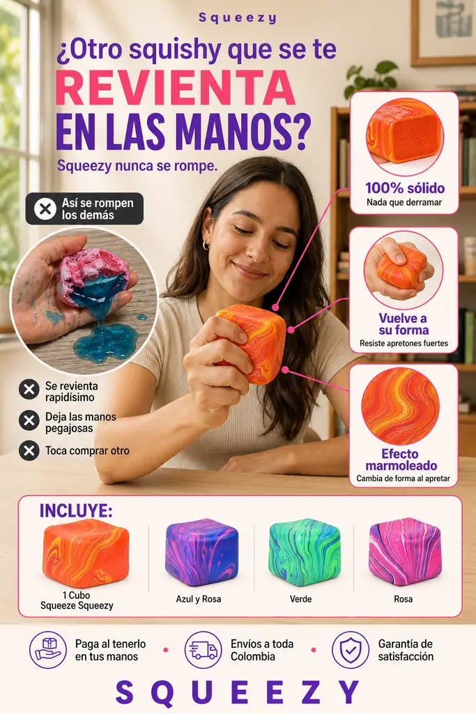 Cubo Antiestres (Pack x2) - Entretenimiento y Desestres Para Niños y Adultos - 30% OFF