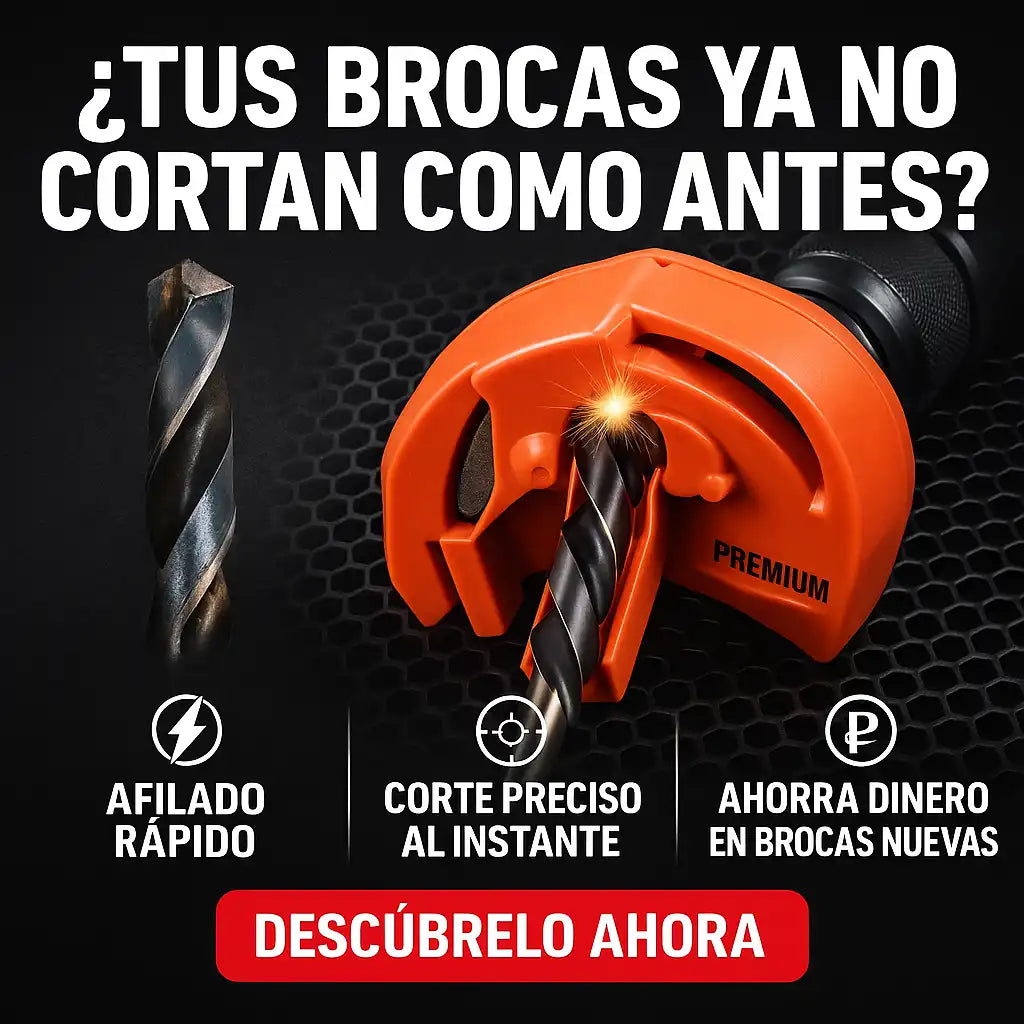 Afilador ProMax ORIGINAL - Recupera filo al instante y alarga la vida de tus brocas - HOY 35% OFF