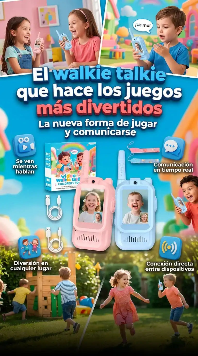 VideoAmigos Walkie Talkie - Comunicacion y aventuras en tiempo real - HOY 35% OFF