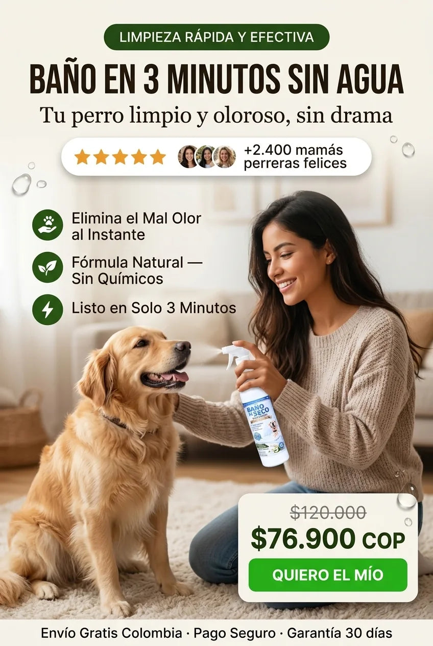 BañoFresh Canino - Limpieza sin agua & olor fresco al instante - OFERTA HASTA AGOTAR STOCK
