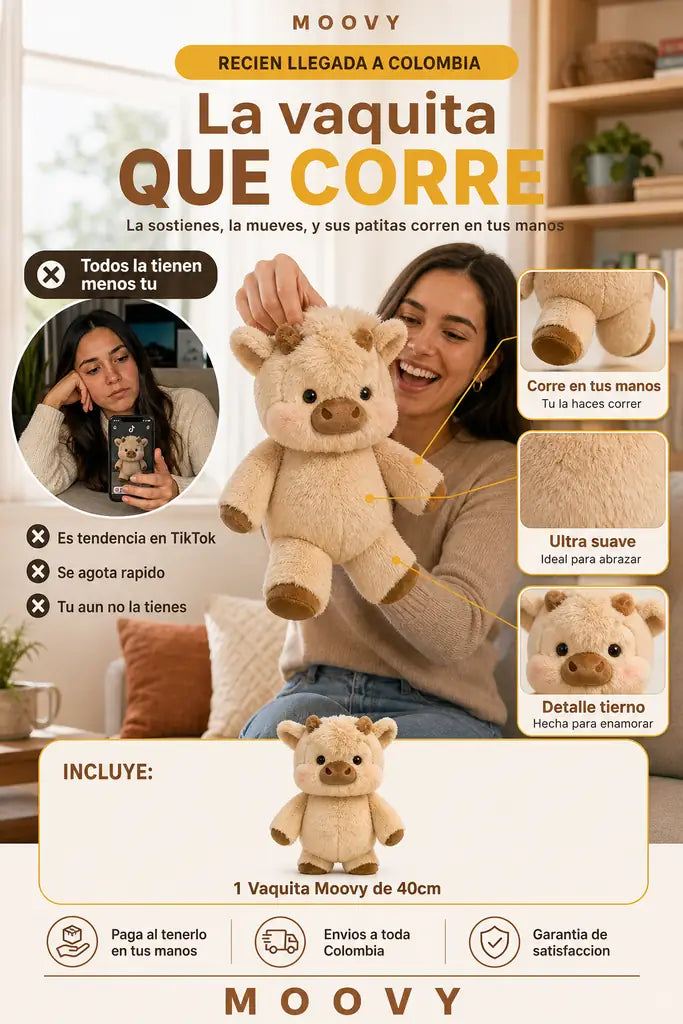 Moovy - El Peluche Que Corre en Tus Manos - Descuento de Lanzamiento