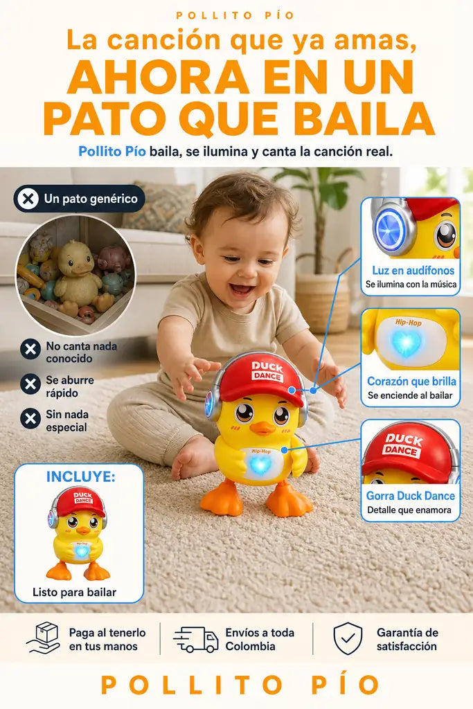 Pollito Bailarin Musical con Luces y Cancion en Espanol - Oferta Especial Hoy